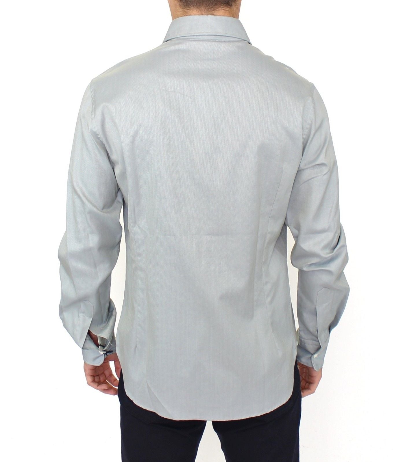 Chemise boutonnée décontractée grise Ermanno Scervino Elegance Unleashed