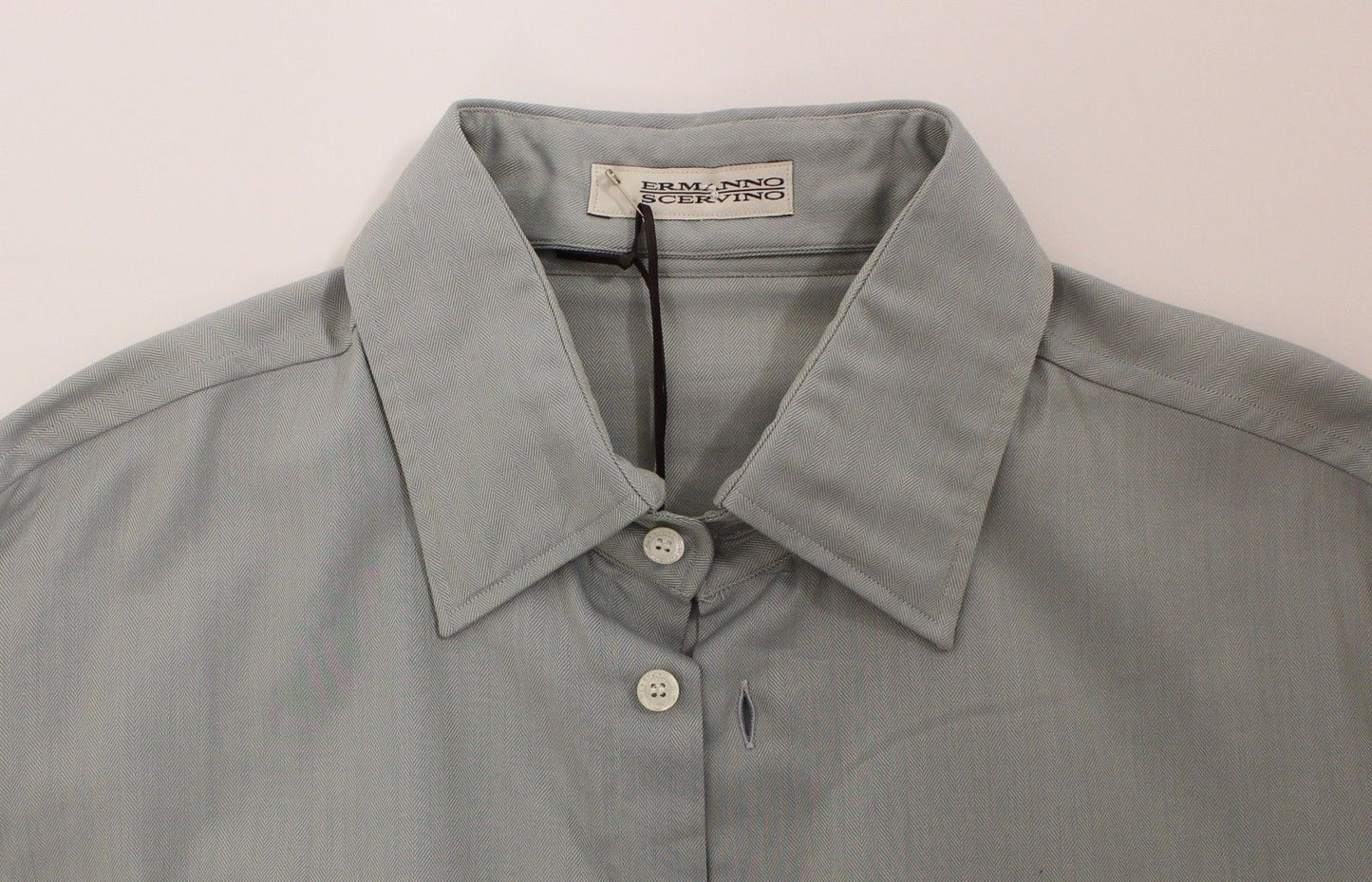 Chemise boutonnée décontractée grise Ermanno Scervino Elegance Unleashed
