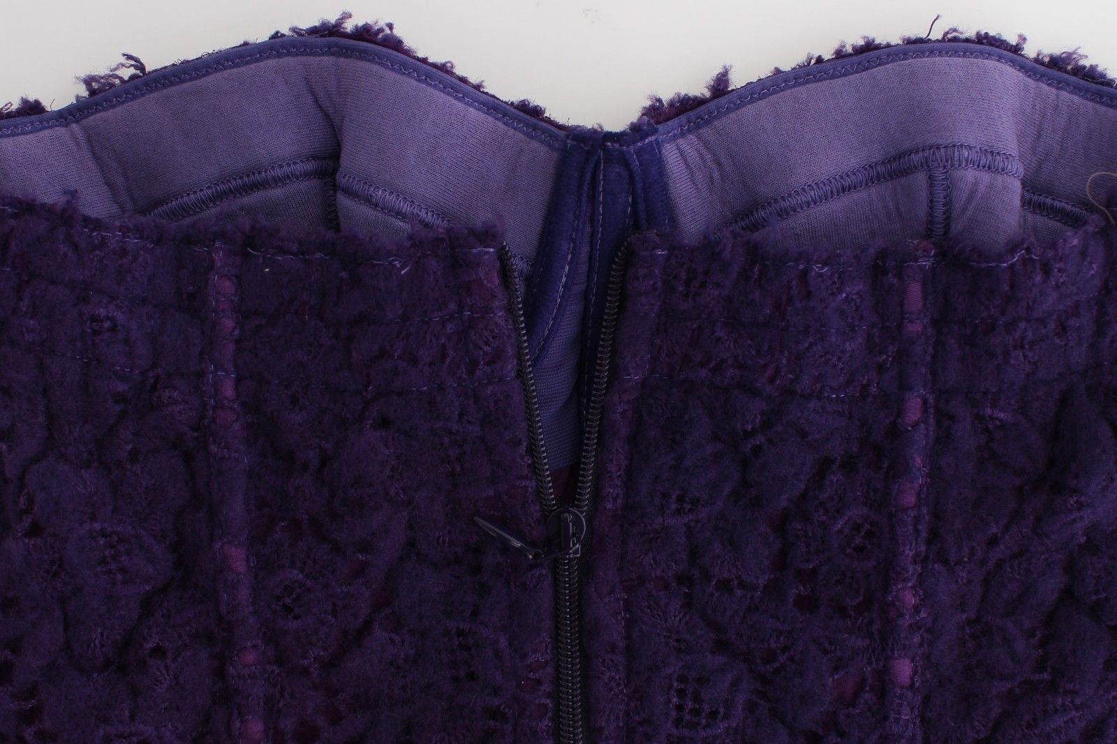 Ermanno Scervino Lingerie Purple Corset Bustier Top Floral Lace by Ermanno Scervino