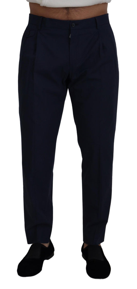 Pantalon chino slim Dolce &amp; Gabbana Chic en bleu