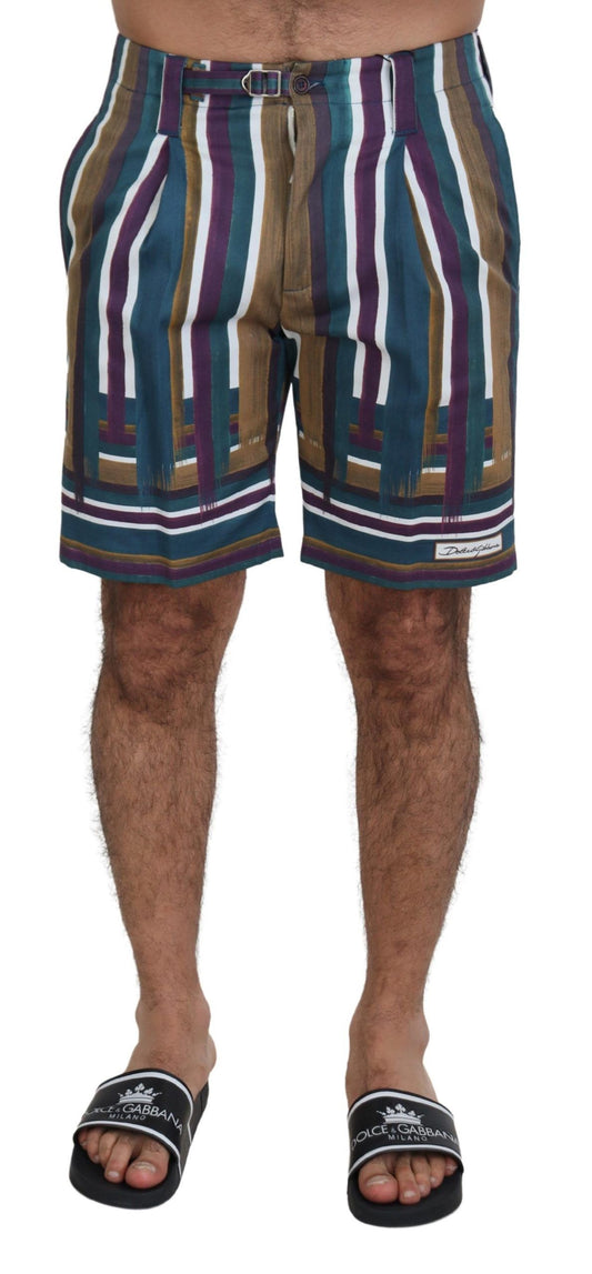 Short chino multicolore Dolce &amp; Gabbana Chic - Coupe classique