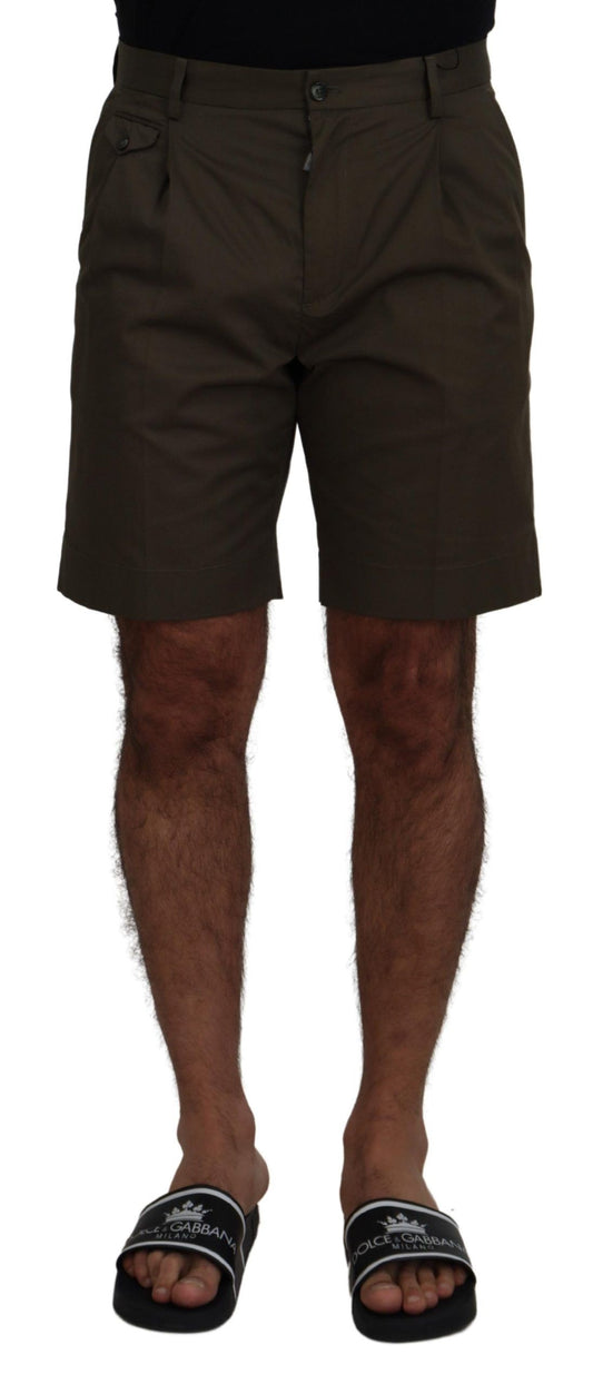 Dolce &amp; Gabbana Short chino élégant en coton vert