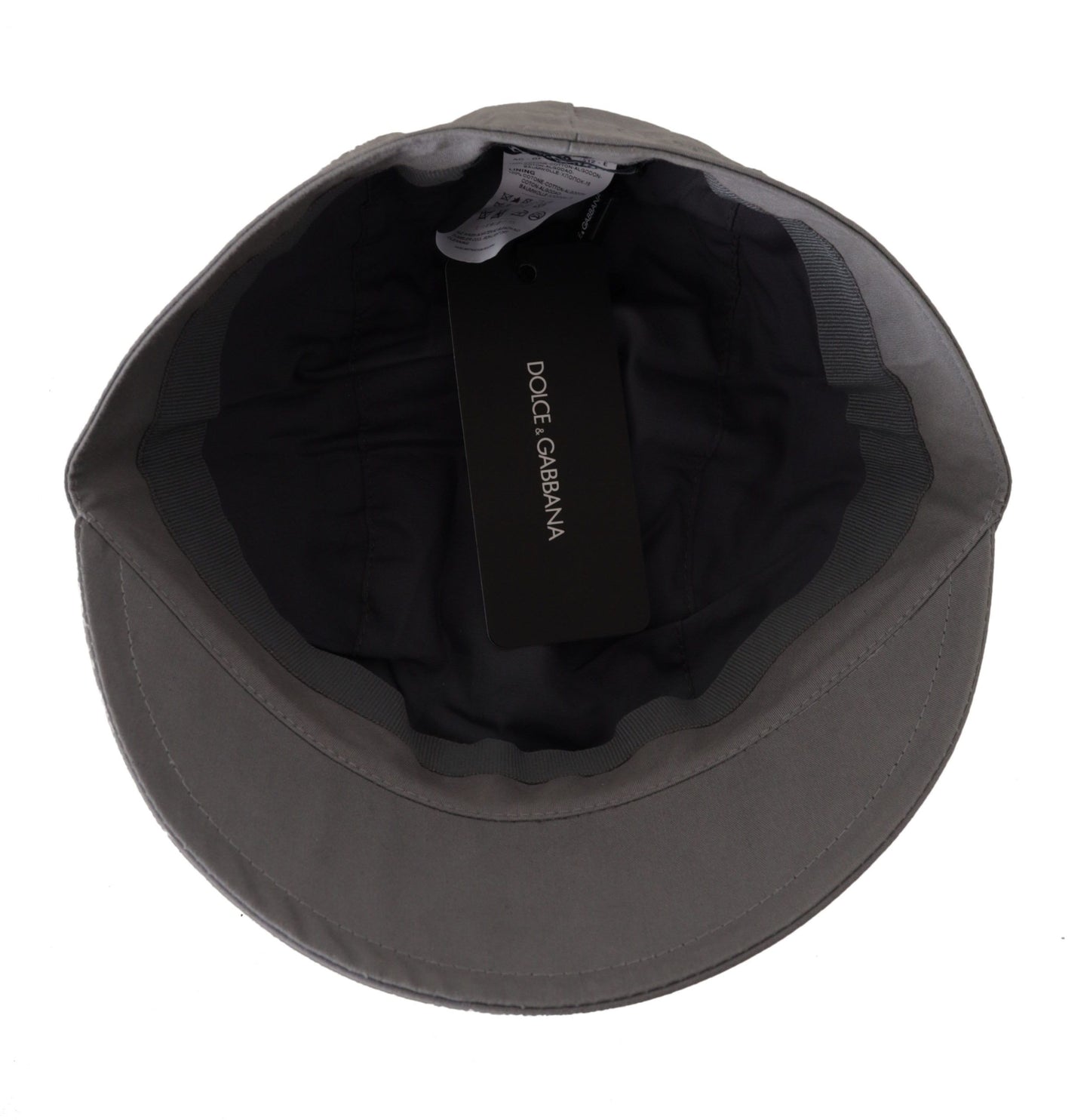Casquette gavroche grise élégante Dolce &amp; Gabbana - Accessoire classique