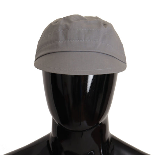 Casquette gavroche grise élégante Dolce &amp; Gabbana - Accessoire classique