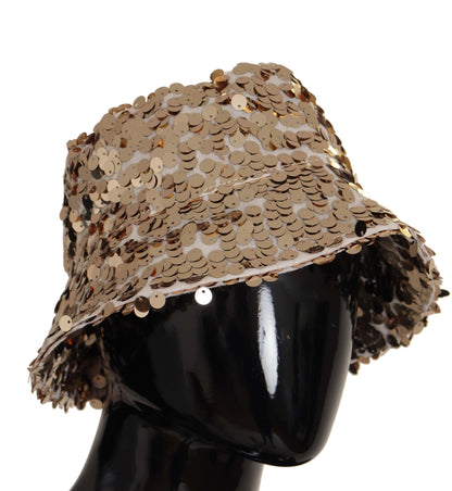 Dolce &amp; Gabbana Élégant Bob à Paillettes Dorées