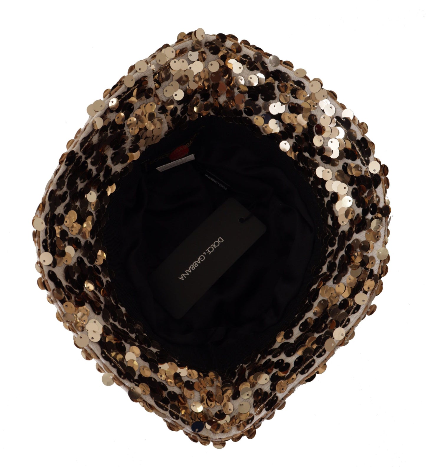 Dolce &amp; Gabbana Élégant Bob à Paillettes Dorées