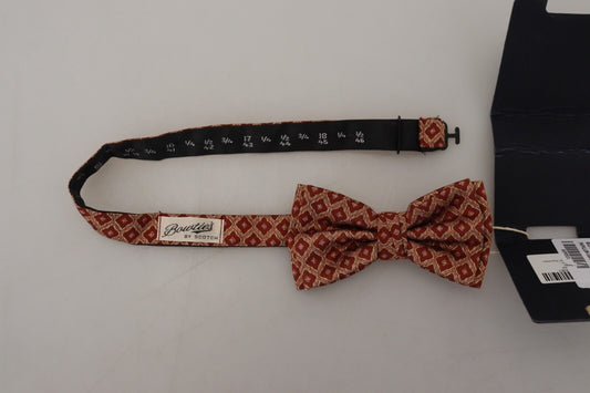 Scotch &amp; Soda Multicolor Silk Adjustable Neck Papillon Men Bow Tie