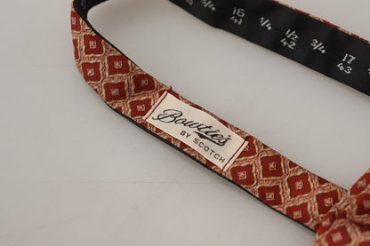 Scotch &amp; Soda Multicolor Silk Adjustable Neck Papillon Men Bow Tie