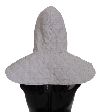 Dolce &amp; Gabbana Élégant chapeau en nylon blanc pour toute la tête