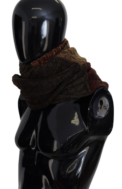 Dolce & Gabbana Multicolor Knitted Men Neck Wrap Shawl Scarf by Dolce & Gabbana