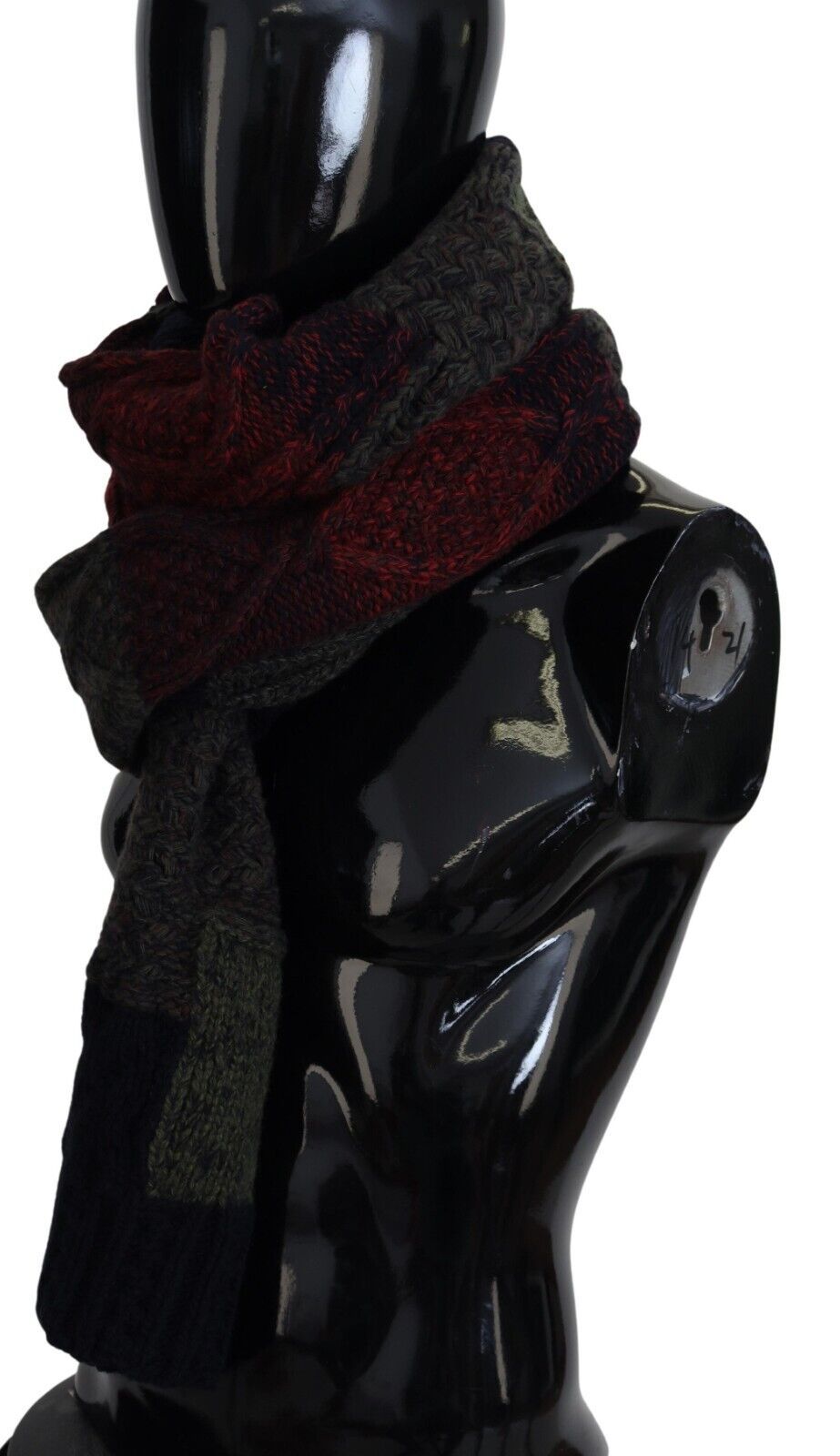 Dolce & Gabbana Multicolor Knitted Men Neck Wrap Shawl Scarf by Dolce & Gabbana