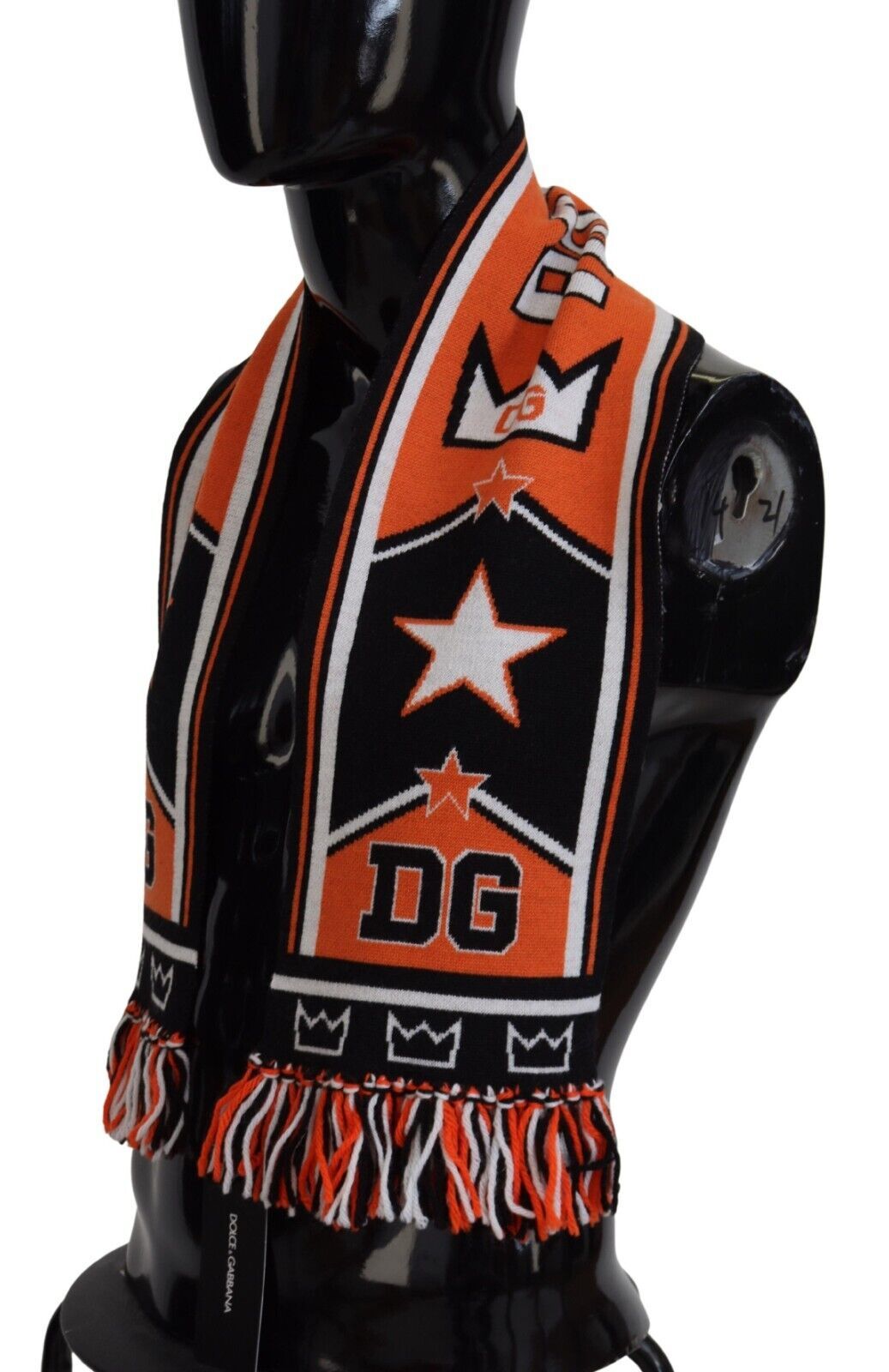 Dolce & Gabbana Multicolor DG Logo Printed Men Neck Wrap Shawl Scarf by Dolce & Gabbana