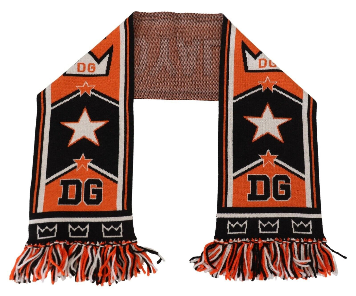 Dolce & Gabbana Multicolor DG Logo Printed Men Neck Wrap Shawl Scarf by Dolce & Gabbana