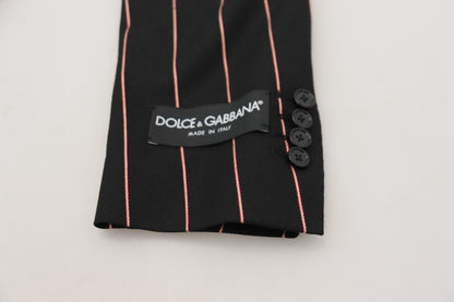Blazer croisé noir élégant coupe slim Dolce &amp; Gabbana
