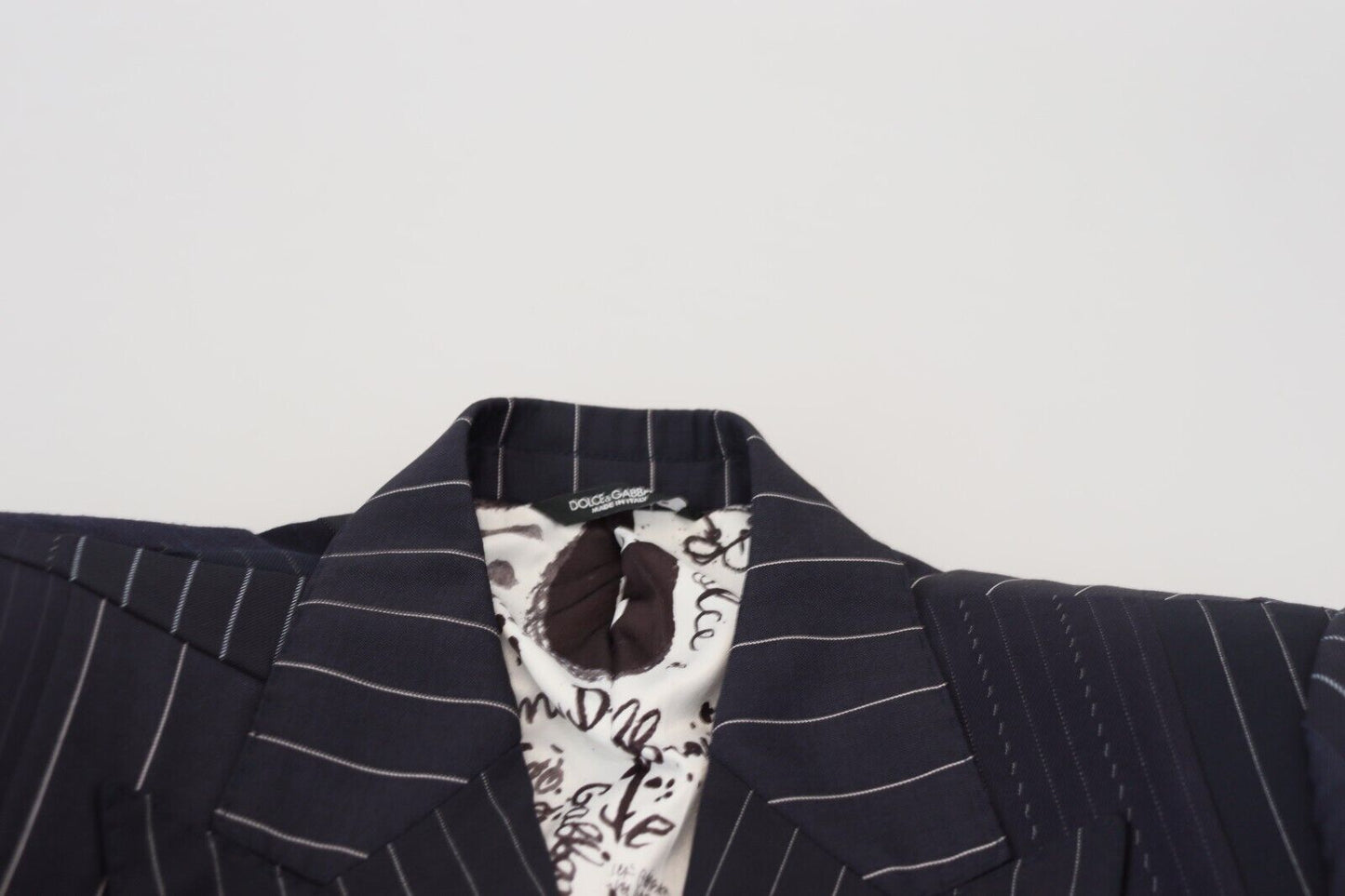 Blazer slim croisé bleu marine Dolce &amp; Gabbana