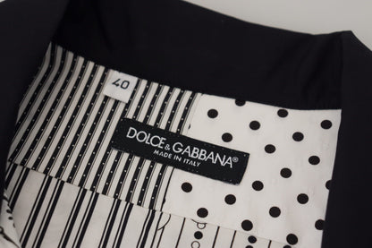 Dolce & Gabbana White Black Patterned Button Down Shirt by Dolce & Gabbana