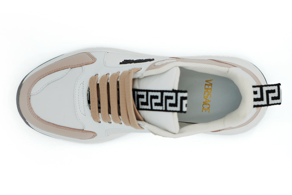 Baskets Versace Splendor rose poudré