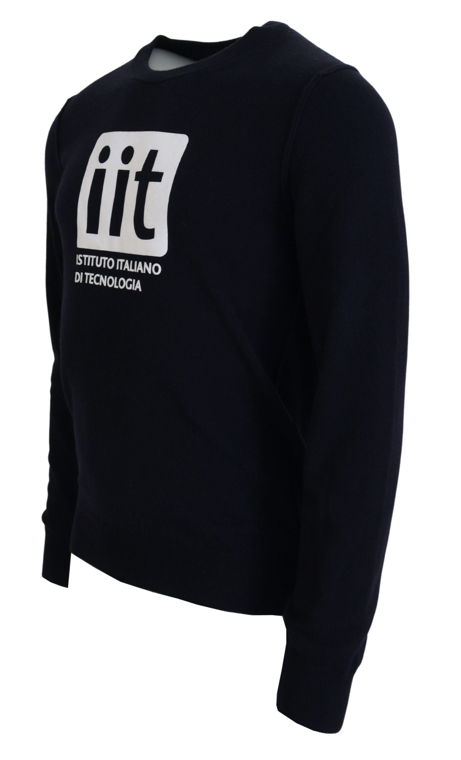 Dolce & Gabbana Blue Cashmere iit Print Pullover Sweater by Dolce & Gabbana