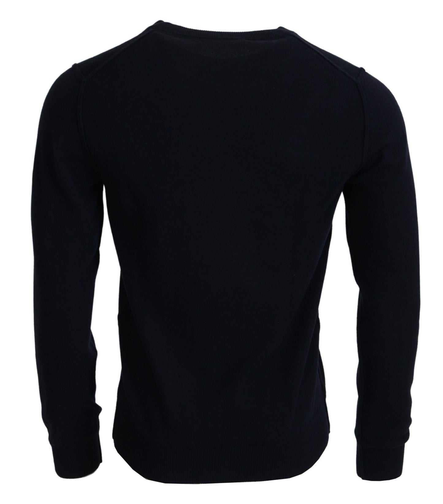 Dolce & Gabbana Blue Cashmere iit Print Pullover Sweater by Dolce & Gabbana
