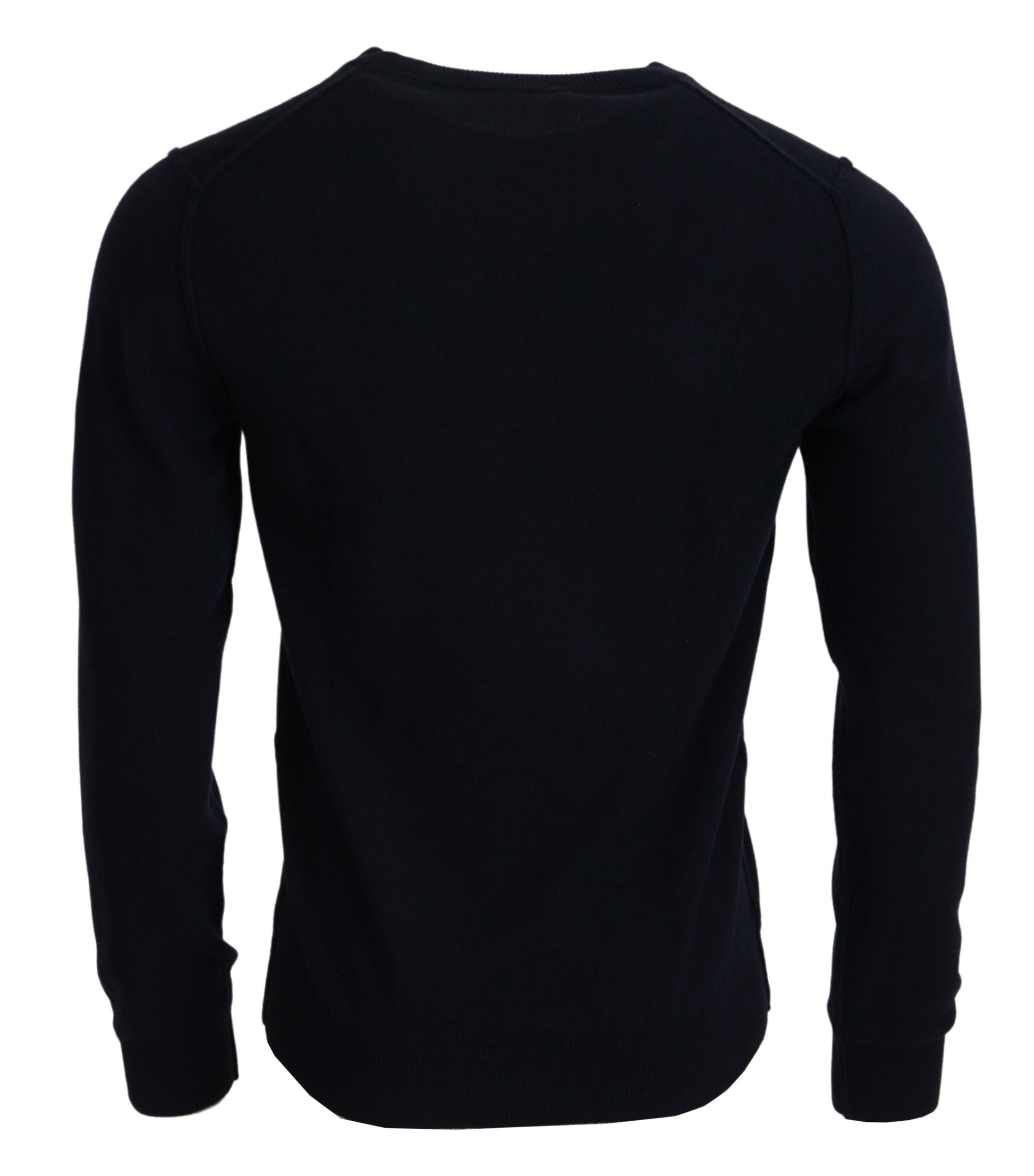 Dolce & Gabbana Blue Cashmere iit Print Pullover Sweater by Dolce & Gabbana
