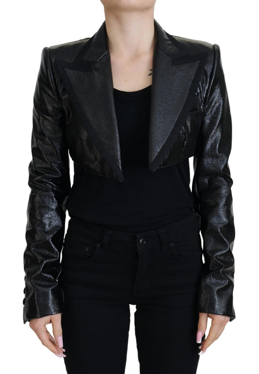Dolce &amp; Gabbana - Veste courte noire élégante de créateur