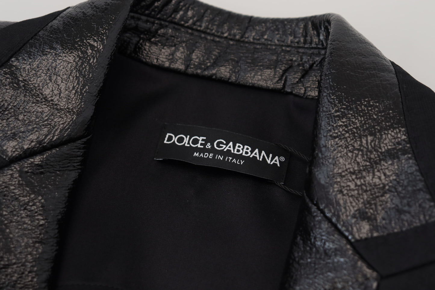 Dolce &amp; Gabbana - Veste courte noire élégante de créateur