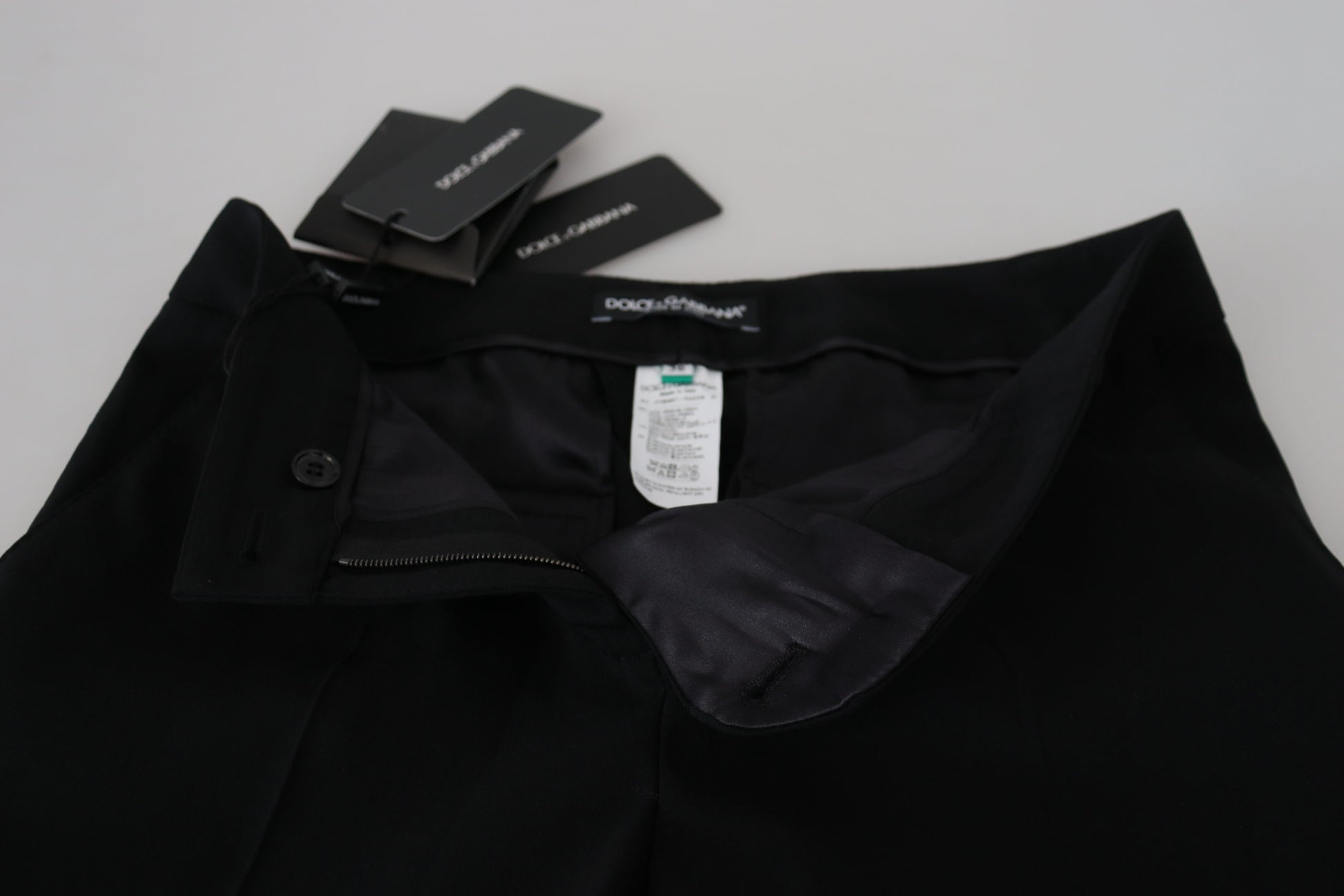 Dolce & Gabbana Black High Waist Women Pants by Dolce & Gabbana