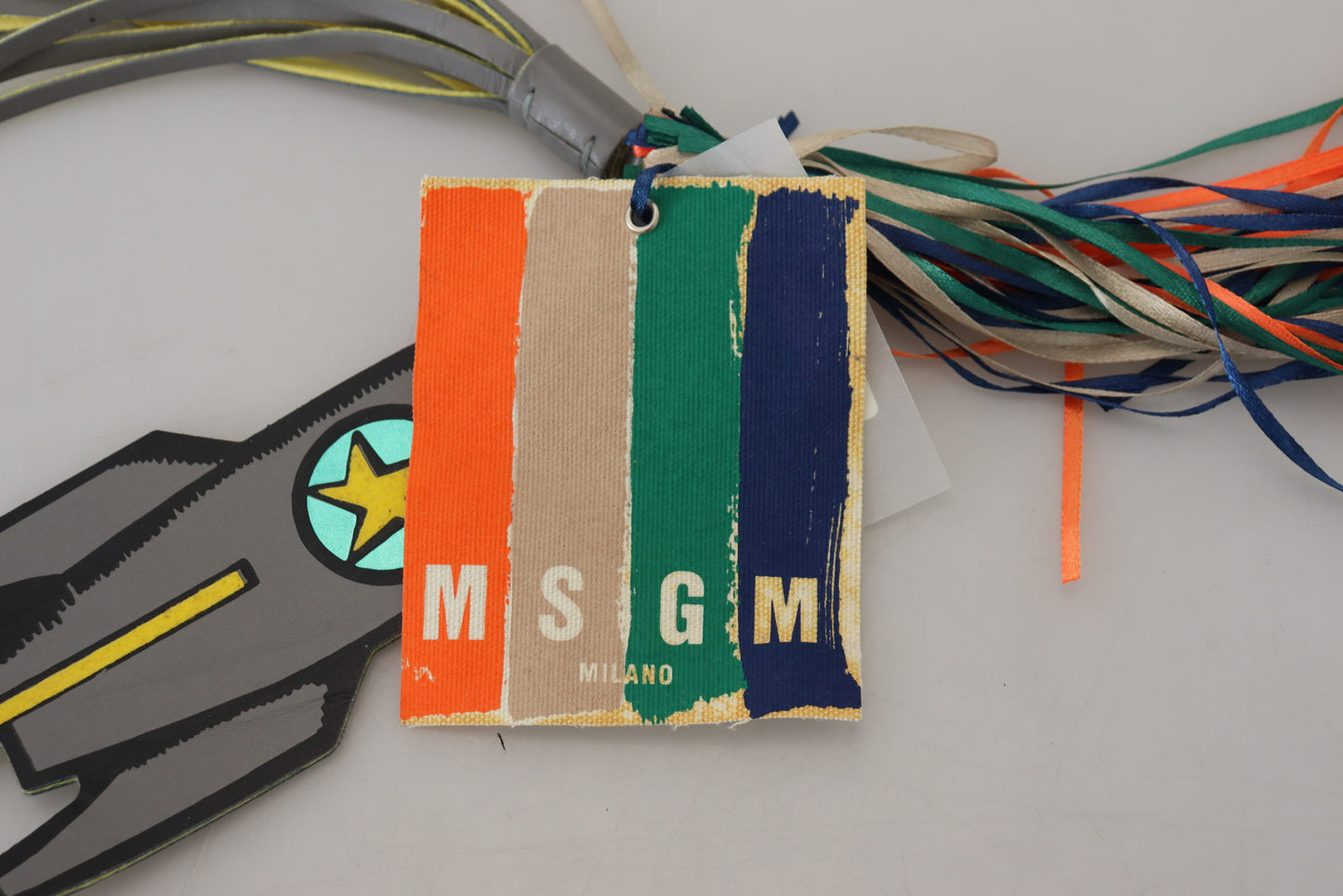 Porte-clés et breloques de sac multicolores chics MSGM