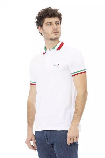 Polo homme en coton blanc tendance Baldinini