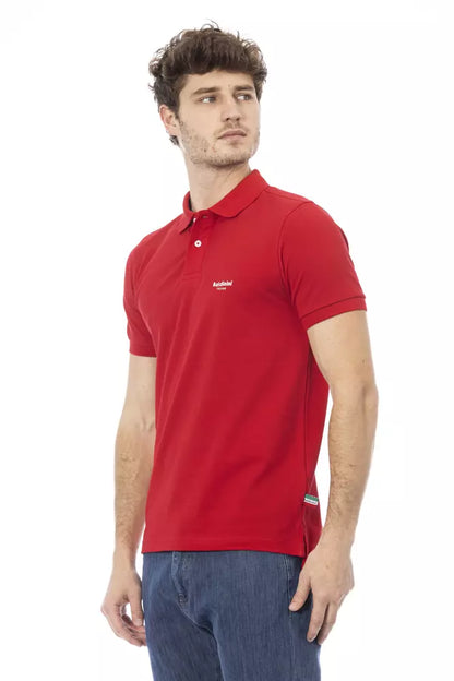 Polo homme en coton rouge tendance Baldinini