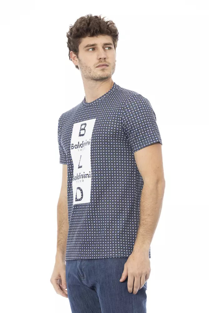 Baldinini Trend Gray Cotton Men T-Shirt by Baldinini Trend