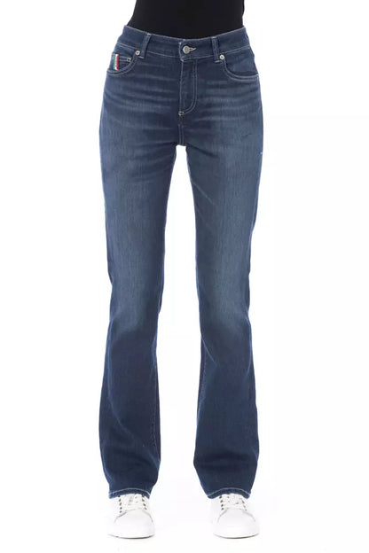 Baldinini Trend Blue Cotton Women Jeans by Baldinini Trend