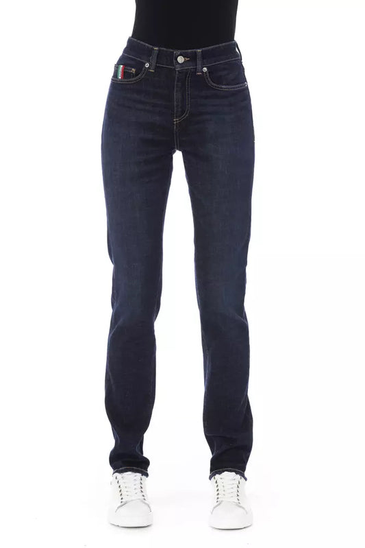 Baldinini Trend Blue Cotton Women's Jeans by Baldinini Trend