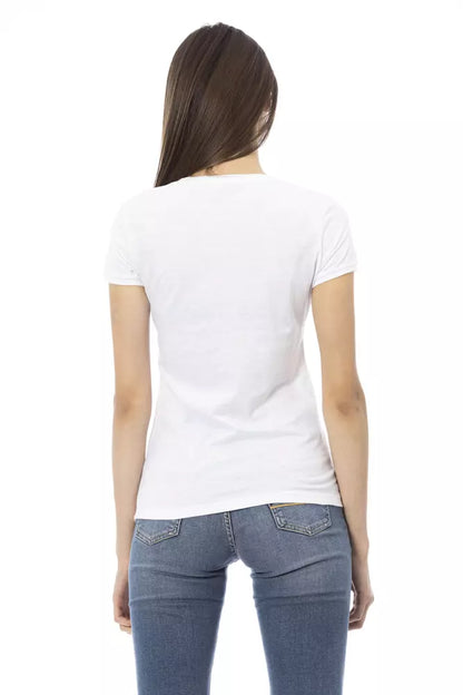 T-shirt Trussardi Action en coton blanc pour femme