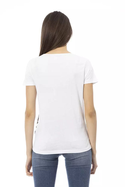 T-shirt Trussardi Action en coton blanc pour femme