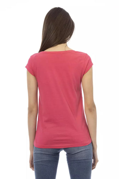 T-shirt femme Trussardi Action en coton multicolore