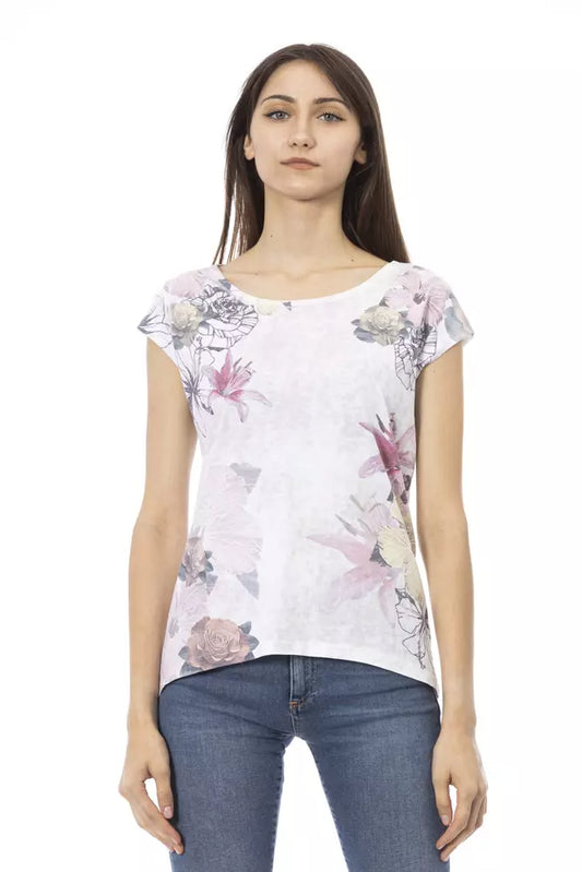 T-shirt Trussardi Action en coton blanc pour femme
