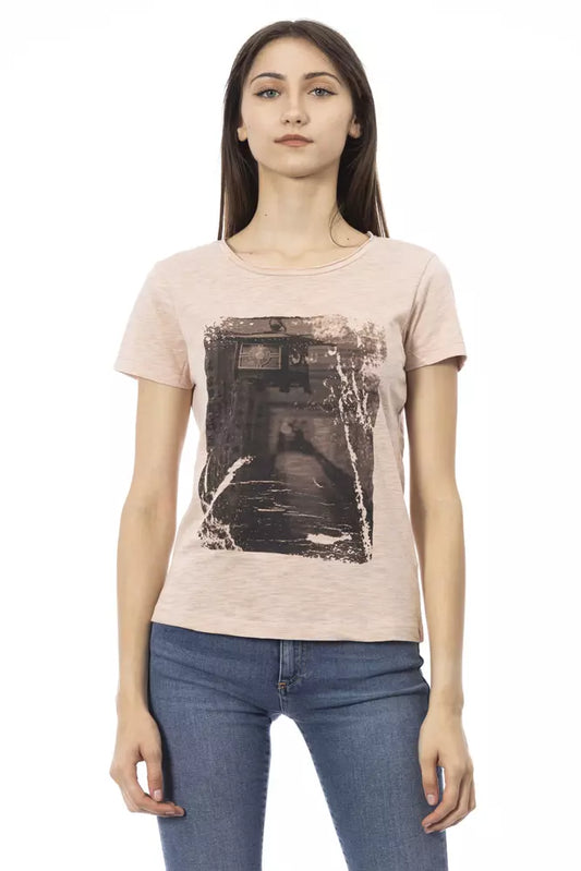 T-shirt femme Trussardi Action en coton multicolore
