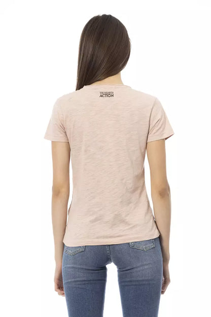 T-shirt femme Trussardi Action en coton multicolore