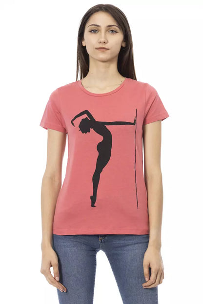 T-shirt femme Trussardi Action en coton multicolore