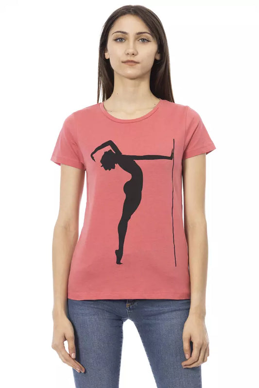 T-shirt femme Trussardi Action en coton multicolore