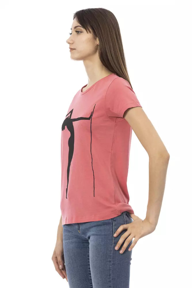 T-shirt femme Trussardi Action en coton multicolore