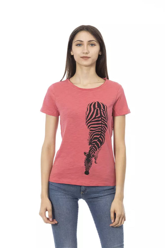 T-shirt femme Trussardi Action en coton multicolore