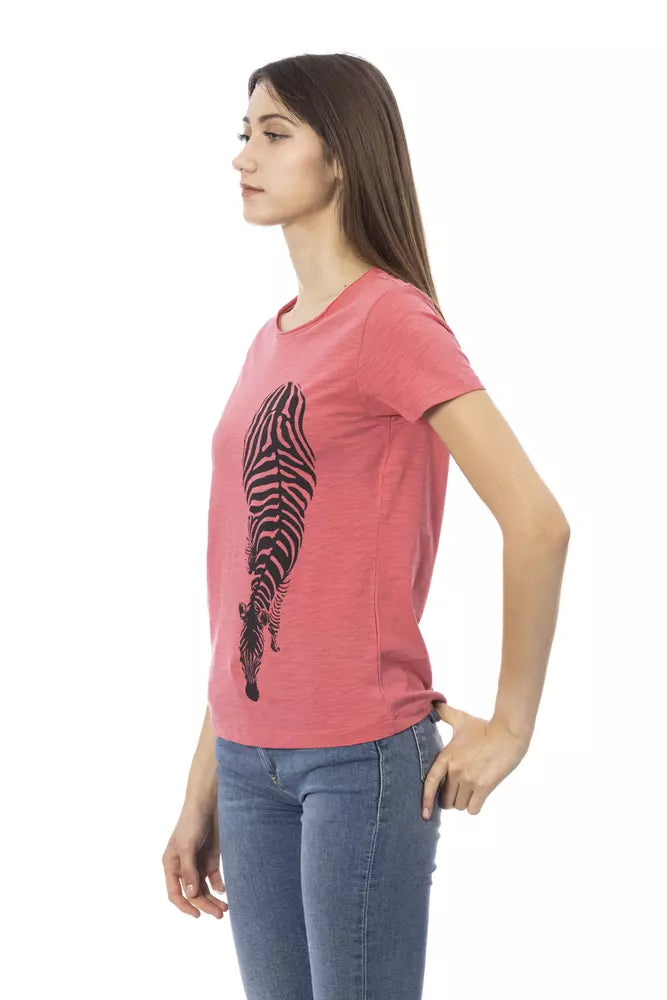 T-shirt femme Trussardi Action en coton multicolore