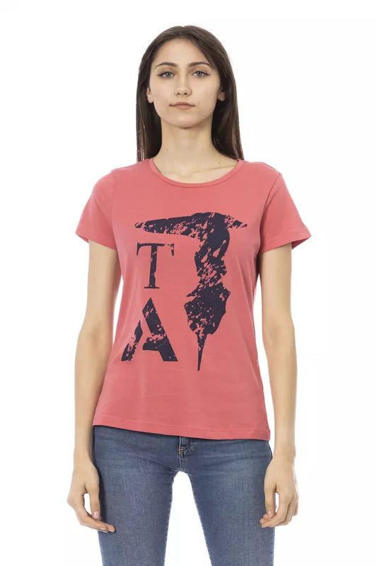 T-shirt femme Trussardi Action en coton multicolore