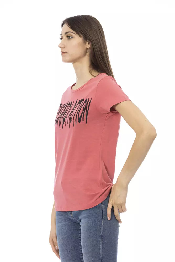 T-shirt femme Trussardi Action en coton multicolore