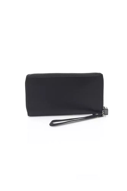 Portefeuille homme en cuir de veau noir Automobili Lamborghini