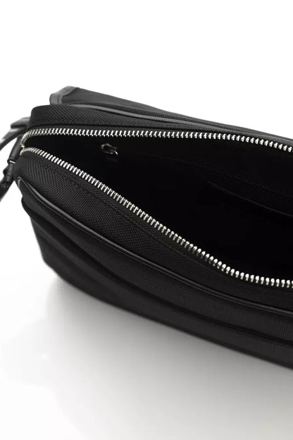 Sac messager Cerruti 1881 en nylon noir pour homme