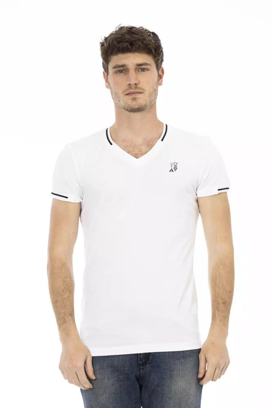 T-shirt Trussardi Action en coton blanc pour homme
