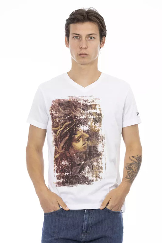 T-shirt homme Trussardi Action en coton blanc
